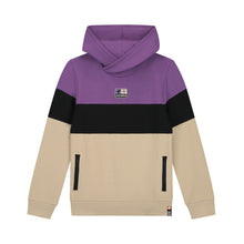 Afbeelding in Gallery-weergave laden, Hoodie Siem Purple - Black - Sand
